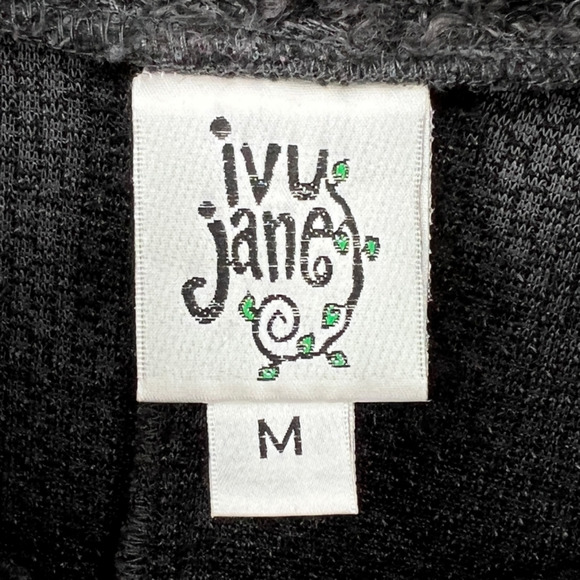 Ivy Jane Sweater Women M Gray Mock Neck Crop Flock Boucle Textured Pullover - Picture 9 of 11